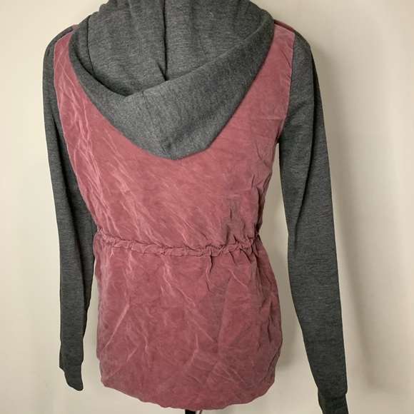 Hive&Honey colorblock conch waist utility  jacket - Picture 3 of 6